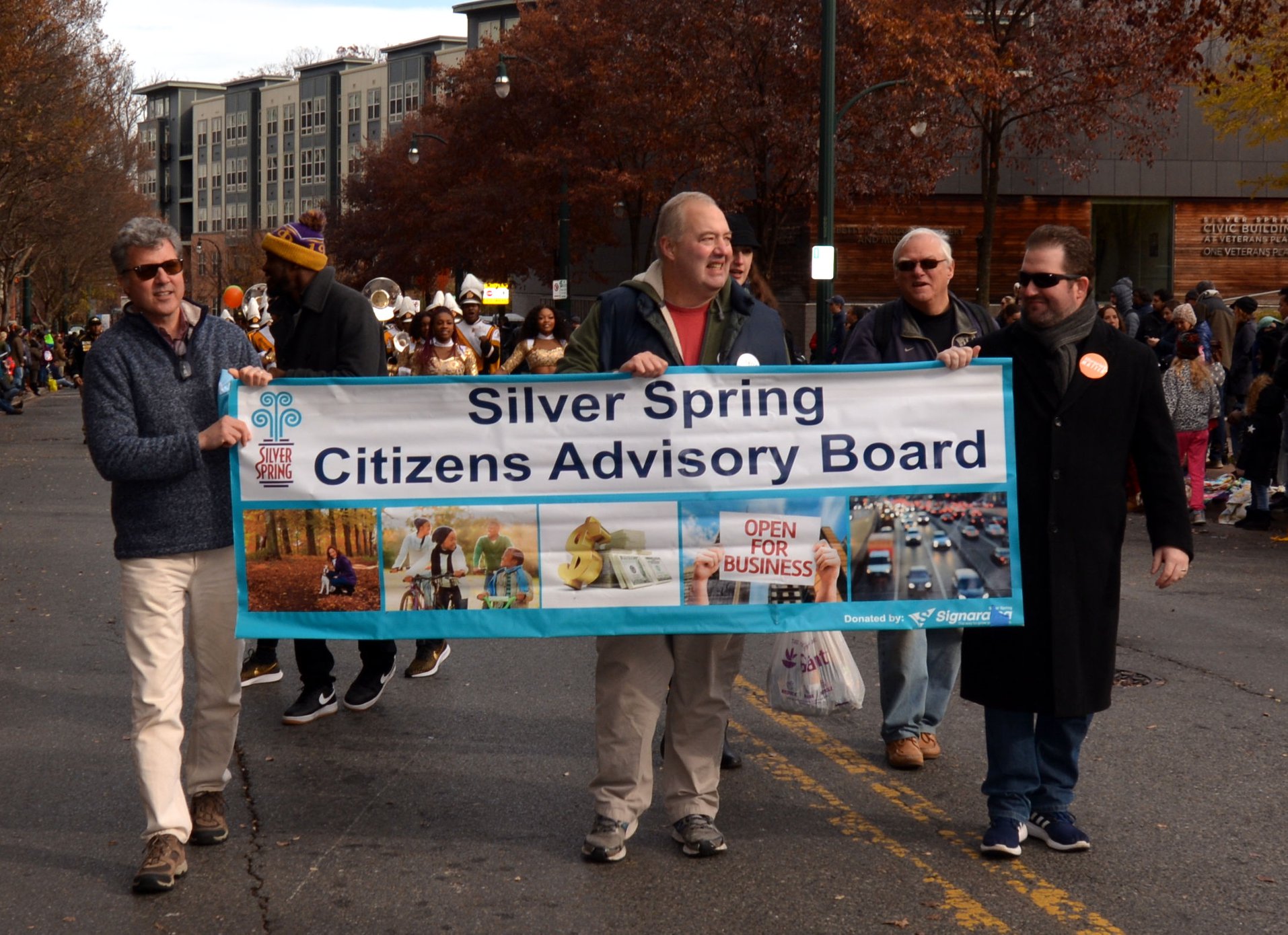 Matt Losak at a community meeting